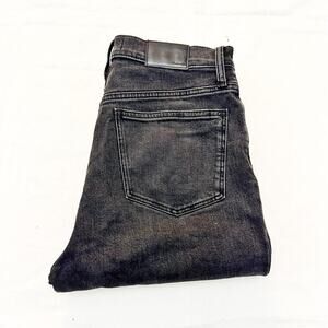 Madewell Classic Straight Jean Charcoal Black Denim Jeans Size 29